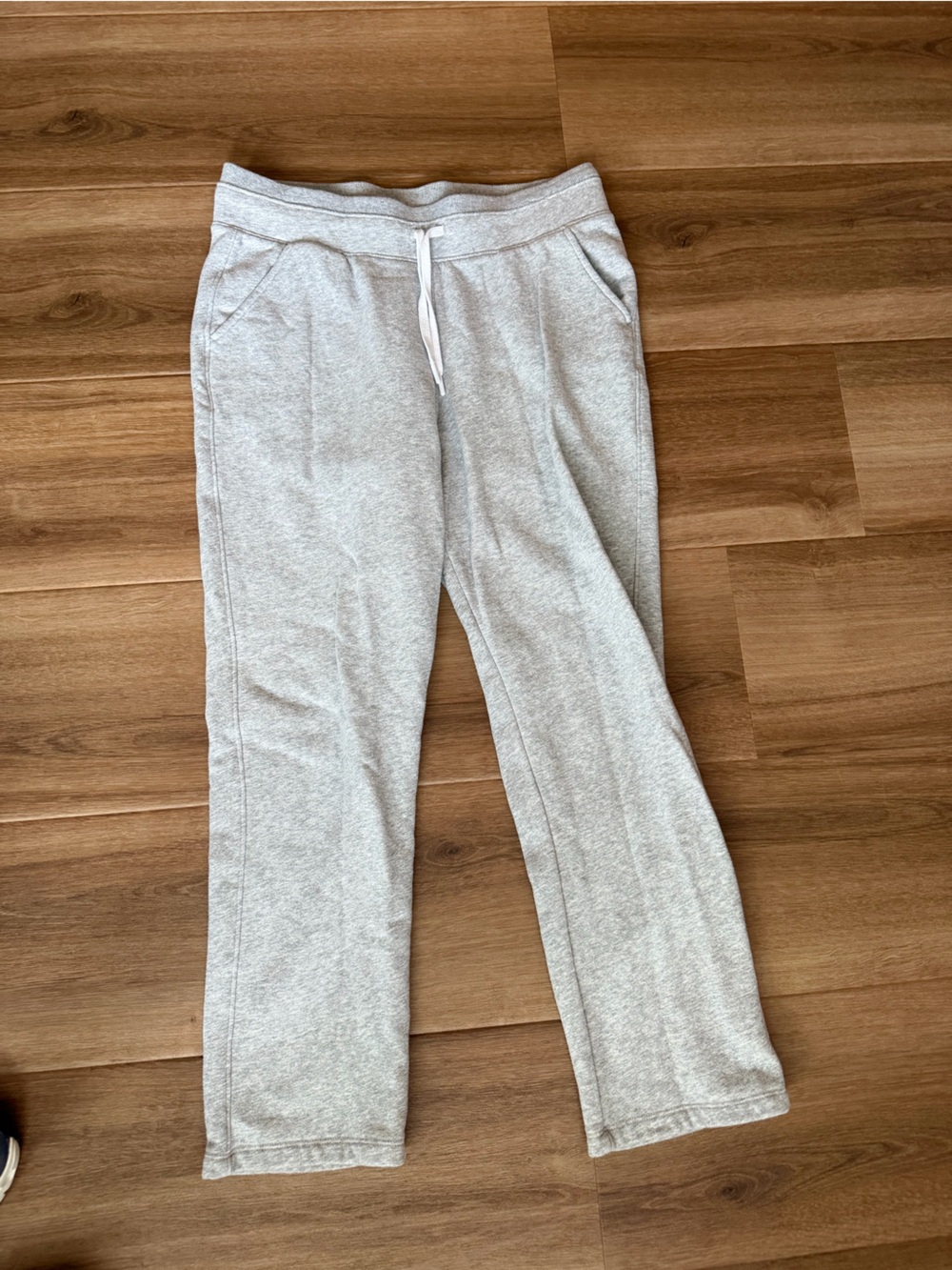 tek gear Light Gray Sweatpants with Drawstring Waist
